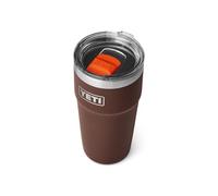 YETI Rambler 20 oz Stackable Tumbler, Stainless Steel, Vacuum Insulated with MagSlider Lid, Wetlands Brown