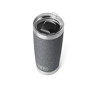 YETI Rambler 20 oz Tumbler, Stainless Steel, Vacuum Insulated with MagSlider Lid, Black Stone