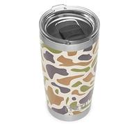 YETI Rambler 20 oz Tumbler, Stainless Steel, Vacuum Insulated with MagSlider Lid, Camo