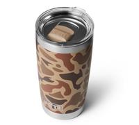 YETI Rambler 20 oz Tumbler, Stainless Steel, Vacuum Insulated with MagSlider Lid, Wetlands Camo