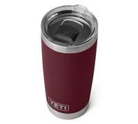 YETI Rambler 20 oz Tumbler, Stainless Steel, Vacuum Insulated with MagSlider Lid, Wild Vine Red