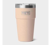 YETI Rambler 20 oz (591 ml) Stackable Cup, Tahini | Stainless Steel Coffee Cup with MagSlider Lid (Not Leakproof), Insulated Coffee Tumbler Keeps Drinks Hot or Cold