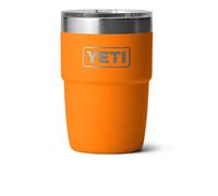 YETI Rambler 8 oz (236 ml) Stackable Cup with Durasip Ceramic Lining, Stainless Steel Vacuum Insulated Coffee Cup with Removable Magslider Lid, King Crab