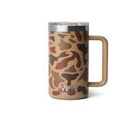 YETI Rambler 24 oz Ceramic Lined Stackable Mug, Wetlands Camo | Double-Wall Vacuum Insulated, Stainless Steel with MagSlider Lid