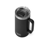 YETI Rambler 24 oz Mug, Vacuum Insulated, Stainless Steel with MagSlider Lid, Black
