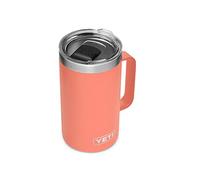 YETI Rambler 24 oz Mug, Vacuum Insulated, Stainless Steel with MagSlider Lid, Coral