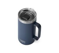 YETI Rambler 24 oz Mug, Vacuum Insulated, Stainless Steel with MagSlider Lid, Navy