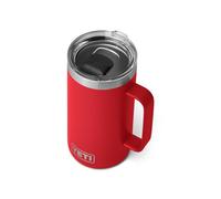 YETI Rambler 24 oz Mug, Vacuum Insulated, Stainless Steel with MagSlider Lid, Rescue Red