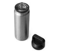 YETI Rambler 26 oz (769 ml) Water Bottle with Chug Cap, Stainless Steel | Insulated Stainless Steel Water Bottle with 100% Leakproof Chug Cap, Keeps Drinks Hot or Cold, Robust Handle, Dishwasher Safe