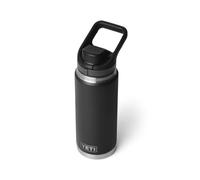 YETI Rambler 26 oz (769ml) Water Bottle with Flip Chug Cap, Black | 100% Leakproof Insulated Water Bottle with Lockable Covered Spout & Magnetic C-Lock