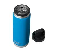 YETI Rambler 26 oz Bottle, Leakproof, Vacuum Insulated, Stainless Steel with Chug Cap, Big Wave Blue