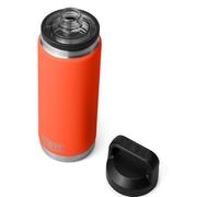 YETI Rambler 26 oz Bottle, Leakproof, Vacuum Insulated, Stainless Steel with Chug Cap, Papaya