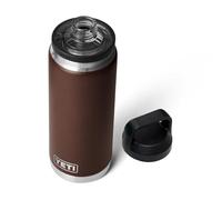 YETI Rambler 26 oz Bottle, Leakproof, Vacuum Insulated, Stainless Steel with Chug Cap, Wetlands Brown