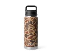 YETI Rambler 26 oz Bottle, Leakproof, Vacuum Insulated, Stainless Steel with Chug Cap, Wetlands Camo