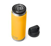 YETI Rambler 26 oz Bottle, Vacuum Insulated, Stainless Steel with Chug Cap, Alpine Yellow