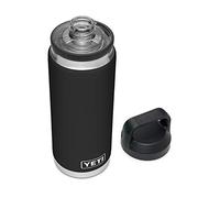 YETI Rambler 26 oz Bottle, Vacuum Insulated, Stainless Steel with Chug Cap, Black