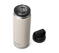 YETI Rambler 26 oz Bottle, Vacuum Insulated, Stainless Steel with Chug Cap, Cape Taupe