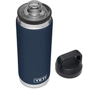 YETI Rambler 26 oz Bottle, Vacuum Insulated, Stainless Steel with Chug Cap, Navy