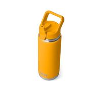 YETI Rambler 26 oz Bottle, Vacuum Insulated, Stainless Steel with Color Matching Straw Cap, Beekeeper