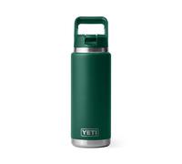 Yeti Rambler 26 oz Colour Straw Bottle - Black Forest Green - Dark Green