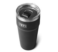 YETI Rambler 30 oz (887 ml) Stackable Cup with Removable Magslider Lid, Stainless Steel Vacuum Insulated Coffee Cup, Black