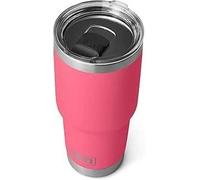 YETI Rambler 30 oz (887 ml) Tumbler with Removable Magslider Lid, Stainless Steel Vacuum Insulated Coffee Cup, Tropical Pink