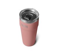 YETI Rambler 30 oz Stackable Tumbler, Stainless Steel, Vacuum Insulated with MagSlider Lid, Sandstone Pink