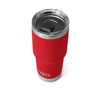 YETI Rambler 30 oz Tumbler, Stainless Steel, Vacuum Insulated with MagSlider Lid, Rescue Red