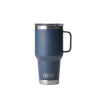 YETI Rambler Travel Mug, Stainless Steel Vacuum Insulated Mug with Stronghold Lid, Navy, 30 oz (887 ml)