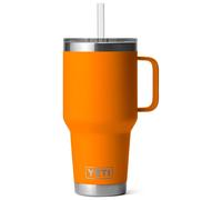 YETI Rambler Straw Mug, Stainless Steel Vacuum Insulated Mug with Stronghold Lid, King Crab, 35 oz (1 l)