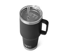 Yeti Rambler 35 oz Straw Mug, Vacuum Insulated, Stainless Steel, Black
