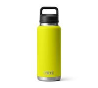 YETI Rambler 36 oz Bottle, Leakproof, Vacuum Insulated, Stainless Steel with Chug Cap, Firefly Yellow