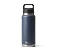 YETI Rambler 36 oz Bottle, Vacuum Insulated, Stainless Steel with Chug Cap, Navy