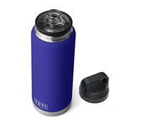 YETI Rambler 36 oz Bottle, Vacuum Insulated, Stainless Steel with Chug Cap, Offshore Blue