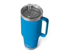 YETI Rambler 42 oz Straw Mug, Vacuum Insulated, Stainless Steel, Big Wave Blue