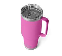 YETI Rambler 42 oz Straw Mug, Vacuum Insulated, Stainless Steel, Wildflower Fuchsia