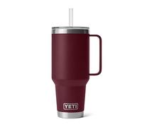 YETI Rambler 42 oz Tumbler with Handle - Insulated Water Cup with Straw Lid | Wild Vine Red, 18/8 Stainless Steel, Double-Wall Vacuum, Dishwasher Safe, Spill-Resistant, BPA Free