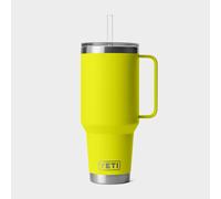 YETI Rambler Straw Mug, Stainless Steel Vacuum Insulated Mug with Stronghold Lid, Firefly Yellow, 42 oz (1242 ml)