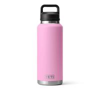 YETI Rambler 46 oz Bottle, Leakproof, Vacuum Insulated, Stainless Steel with Chug Cap, Power Pink