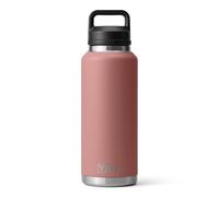 YETI Rambler 46 oz Bottle, Leakproof, Vacuum Insulated, Stainless Steel with Chug Cap, Sandstone Pink