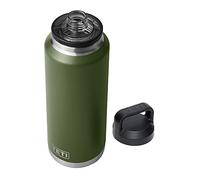 YETI Rambler 46 oz Bottle Retired Color, Vacuum Insulated, Stainless Steel with Chug Cap, Highlands Olive