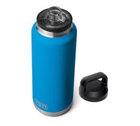 YETI Rambler 46 oz Bottle, Vacuum Insulated, Stainless Steel with Chug Cap,Big Wave Blue, 21071502688