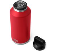 YETI Rambler Bottle Chug, Vaccum Insulated Stainless Steel Bottle with Chug Cap, Rescue Red, 64 oz (1.9 L)