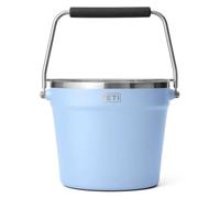 YETI Rambler 7.6L Beverage & Ice Bucket with Lid, Big Sky Blue | Double-Wall Insulated Ice Bucket with Heavy-Duty Handle for Bottles, Cans & Outdoor Entertaining