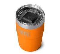 YETI Rambler 8 oz (236 ml) Stackable Cup, King Crab | Stainless Steel Coffee Cup with Durasip Ceramic Lining, Insulated Coffee Tumbler with MagSlider Lid (Not Leakproof)