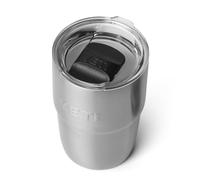 YETI Rambler 8 oz (236 ml) Stackable Cup, Stainless Steel | Stainless Steel Coffee Cup with Durasip Ceramic Lining, Insulated Coffee Tumbler with MagSlider Lid (Not Leakproof)