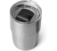 YETI Rambler 8 oz (236 ml) Stackable Cup with Durasip Ceramic Lining, Stainless Steel Vacuum Insulated Coffee Cup with Removable Magslider Lid, Stainless Steel
