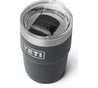 YETI Rambler 8 oz (236 ml) Stackable Cup with Durasip Ceramic Lining, Stainless Steel Vacuum Insulated Coffee Cup with Removable Magslider Lid, Charcoal