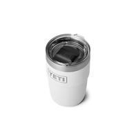YETI Rambler Cup, Vacuum Insulated Stainless Steel Stackable Cup with Magslider Lid, White, 8 oz (236 ml)
