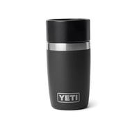 YETI Rambler 8 oz (237 ml) Travel Bottle with 100% Leakproof Hotshot Commuter Cap, Vacuum Insulated Stainless Steel Coffee Flask for Travel & Commute, Black